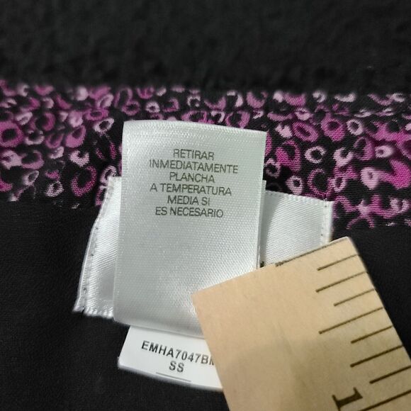 Emma James Womens Skirt Multicolor Size 6 100% Polyester Lined Zipper Flare - Picture 7 of 12